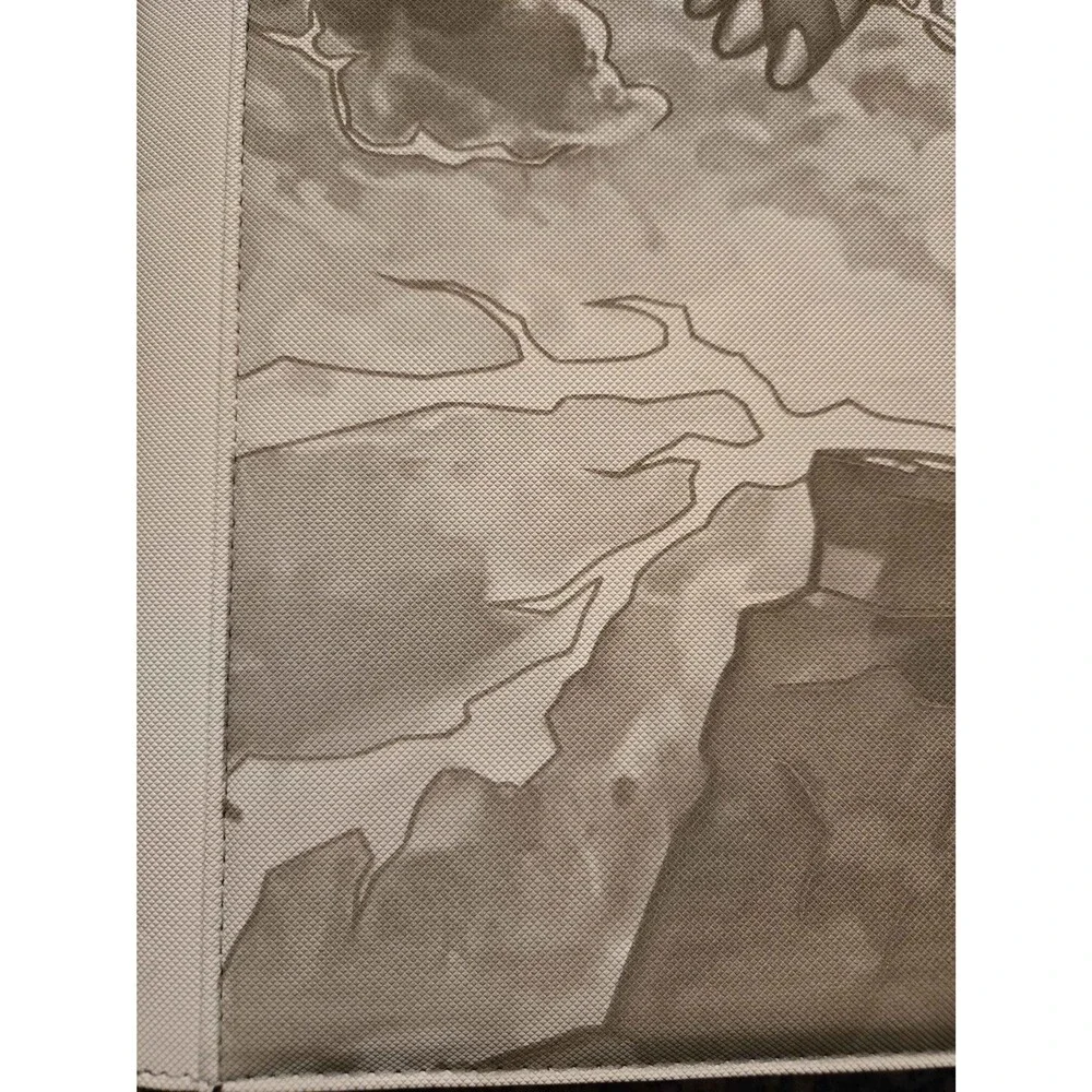 Pokemon Zekrom Laser Engraved White Top Loader Binder 360 Cards